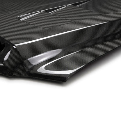 Seibon 14-20 Toyota Tundra TS-Style Carbon Fiber Hood 3