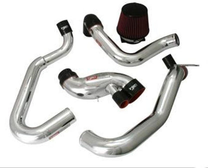 Injen 03-06 Evo 8/9/MR Cast Aluminum Intake System w/ Full Intercooler Piping Polished Short Ram Int 6