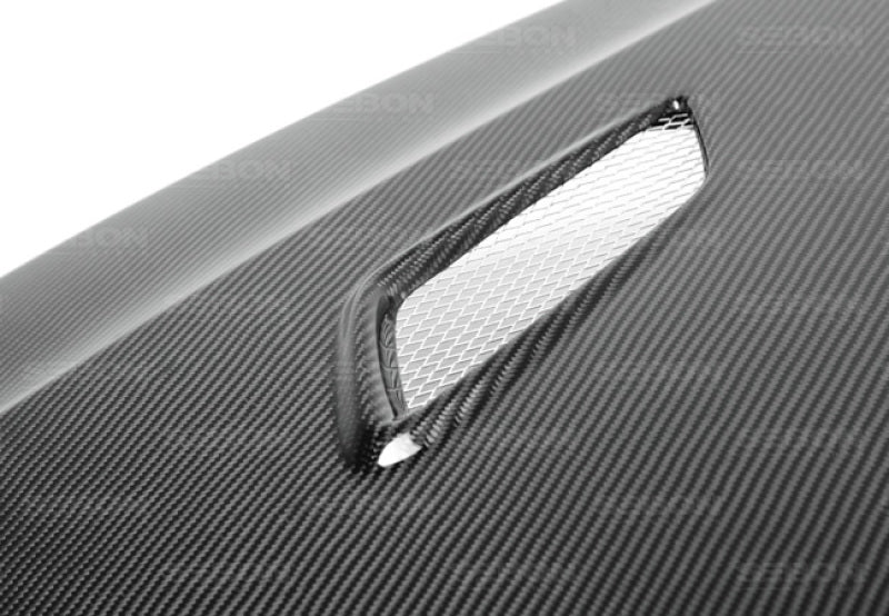 Seibon 12-13 Honda Civic 2Dr MG-Style Carbon Fiber Hood 2