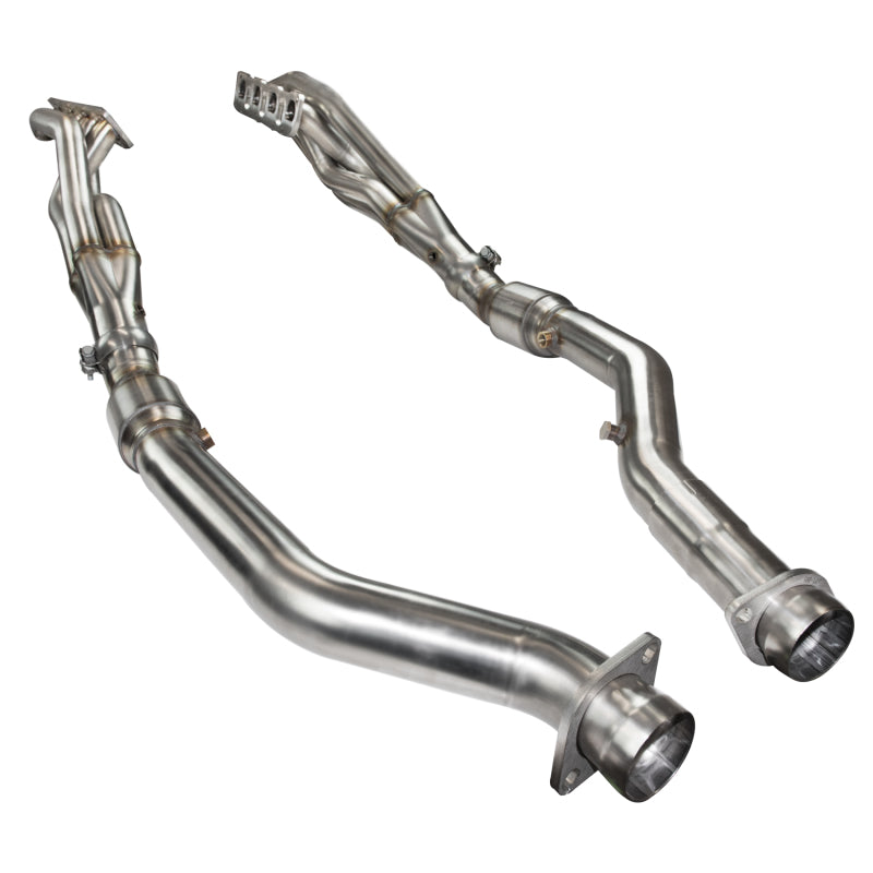 Kooks Headers Kooks 12+ Jeep Grand Cherokee 6.4L 1-7/8in x 3in SS Longtube Headers w/Green Catted Connection Pipes