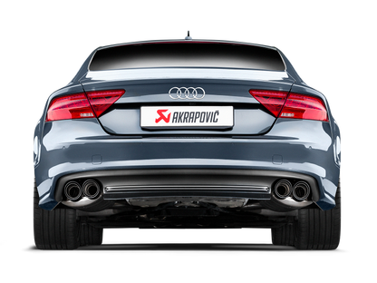 Akrapovic 13-17 Audi S6 Avant/Limousine (C7) Evolution Line Cat Back (Titanium) w/ Carbon Tips 7