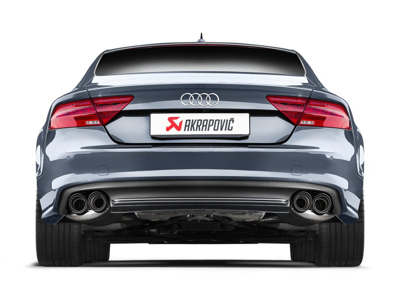 Akrapovic 13-17 Audi S6 Avant/Limousine (C7) Evolution Line Cat Back (Titanium) w/ Carbon Tips 7