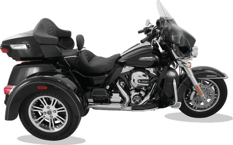 Mustang Motorcycle Mustang 08-21 Harley Electra Glide, Rd Glide, Rd King, Str Glide Touring 1PC Seat Deluxe - Black