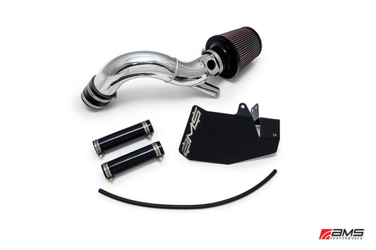 AMS Performance 08-15 Mitsubishi EVO X Replacement Intake Pipe w/MAF Housing & Bungs - Polished - EVO & Lancer
