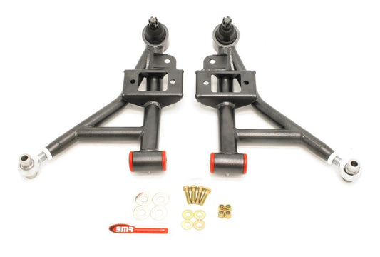 BMR Suspension BMR 93-02 F-Body Adj. Lower A-Arms Poly/Rod End Combo - Black Hammertone
