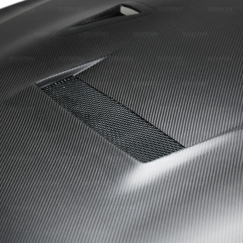 Seibon 09-10 Nissan Skyline R35 GT-R VSII-Dry Carbon Fiber Hood 2