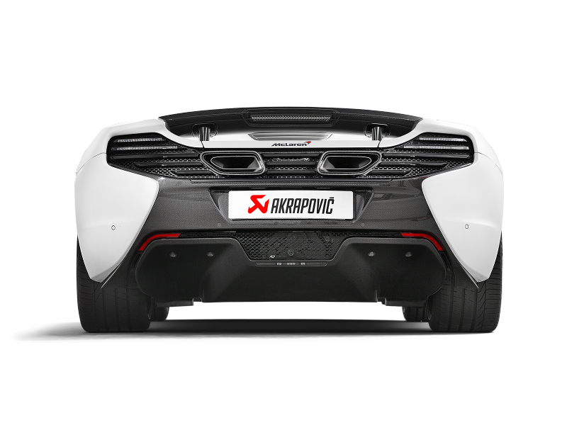 Akrapovic 14-17 McLaren 650S/650S Spyder Slip-On Line (Titanium) w/ Carbon Tips 2