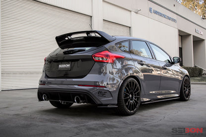 Seibon 16-17 Ford Focus RS SA-Style Carbon Fiber Rear Lip 4