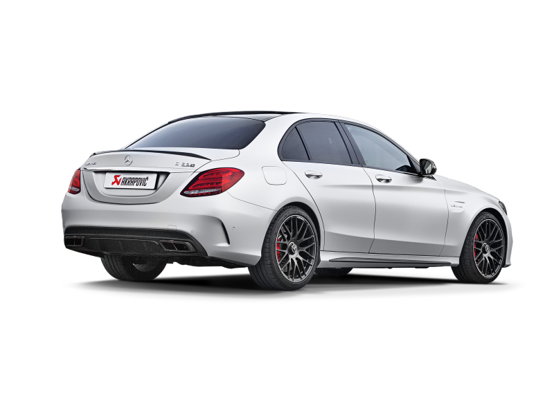 Akrapovic 15-17 AMG C63 Estate Evolution Line Cat Back (Titanium) w/ Carbon Tips (Req. Link Pipe) 6