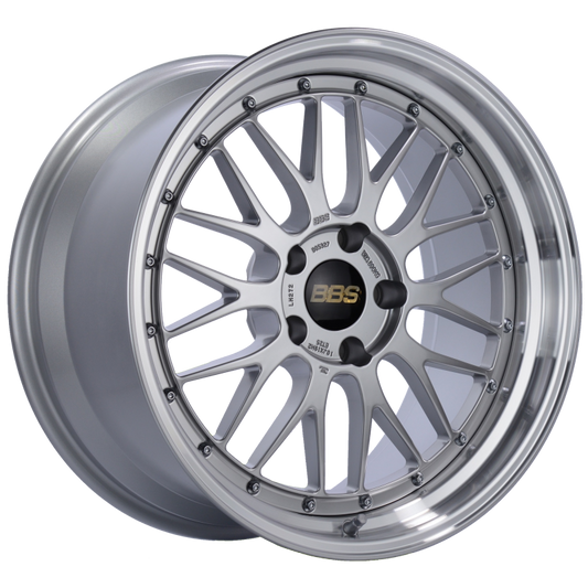 BBS LM 19x10 5x120 ET25 Diamond Silver Center Diamond Cut Lip Wheel -82mm PFS/Clip Required 0