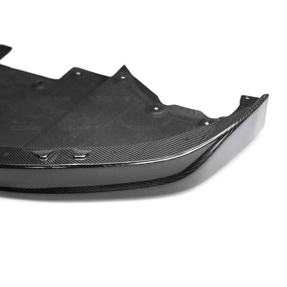 Seibon 09-10 Skyline R35 GT-R OEM Carbon Fiber Front Lip 3
