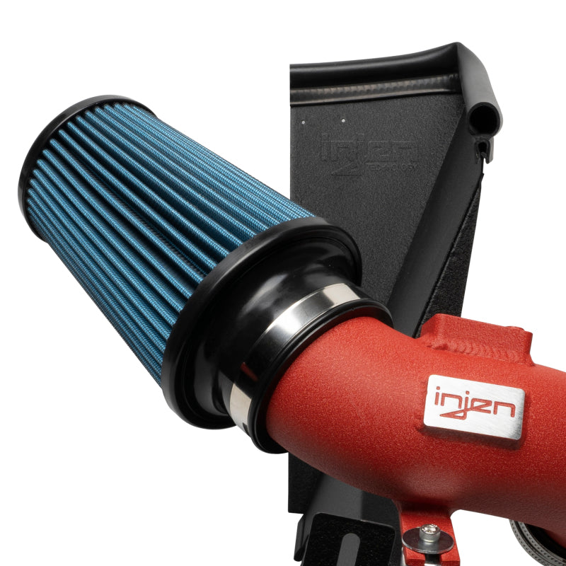 Injen 21-22 Toyota Supra 2.0L 4 Cyl. SP Short Ram Air Intake System - Wrinkle Red 2