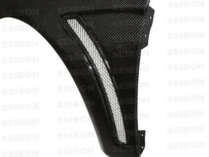 Seibon 08-12 Mitsubishi Evo X 10mm Wider Carbon Fiber Fenders 0