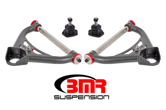BMR Suspension BMR 70-81 2nd Gen F-Body Non-Adj. Upper A-Arms (Polyurethane) - Black Hammertone