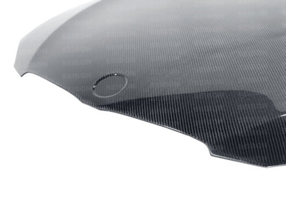 Seibon 10-12 BMW 3 Series E92 2DR LCI OEM-Style Carbon Fiber Hood 2