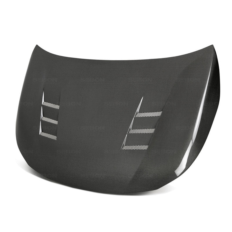 Seibon 19-20 Toyota Corolla Hatchback TS-Style Carbon Fiber Hood 0