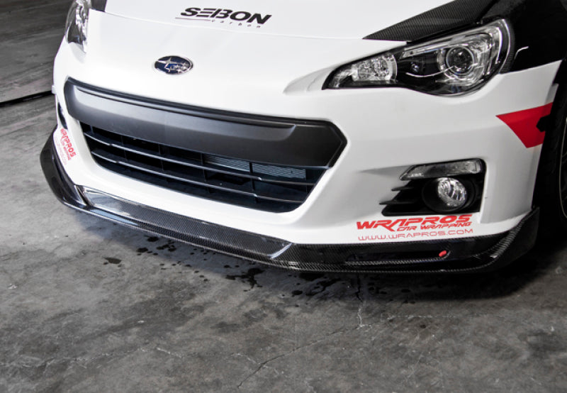 Seibon 12-14 Subaru BRZ KC-Style Carbon Fiber Front Lip 5