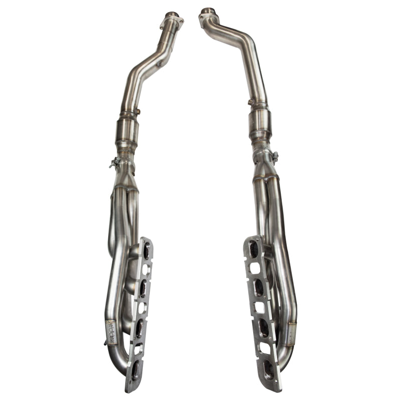 Kooks Headers Kooks 12+ Jeep Grand Cherokee 6.4L 1-7/8in x 3in SS Longtube Headers w/Green Catted Connection Pipes