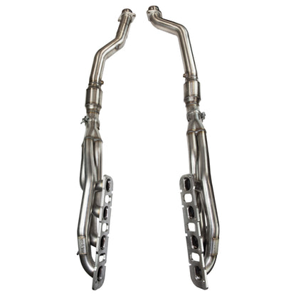 Kooks Headers Kooks 12+ Jeep Grand Cherokee 6.4L 1-7/8in x 3in SS Longtube Headers w/Green Catted Connection Pipes