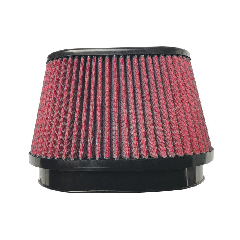 Injen Oiled Air Filter 8.5x5.63in Oval ID / 9.92x7.17in Base / 5.7in HT / 6.865ix4.115in Top 0