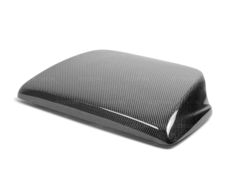 Seibon 04-05 Subaru WRX/STi STi Carbon Fiber Hood Scoop - Only Fits OEM Hoods (Not Seibon Hoods) 1