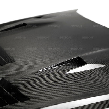 Seibon 2017-2018 Nissan GTR R35 GTII-Style Carbon Fiber Hood 2