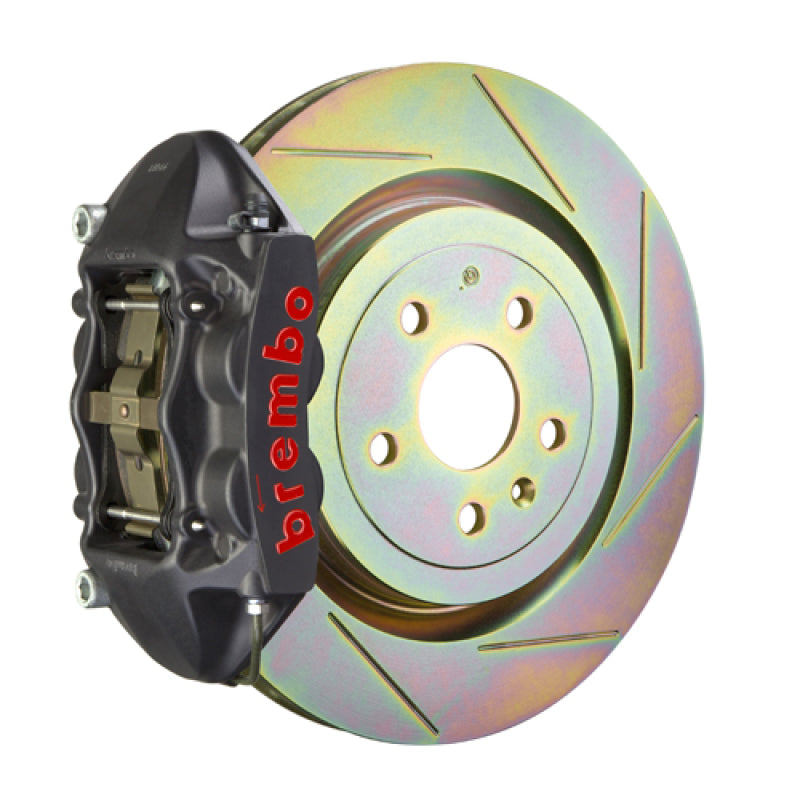 Brembo 11-18 Focus/13-18 Focus ST Fr GTS BBK 4 Pist Cast 336 x28 1pc Rotor Slotted Type1-Black HA 0