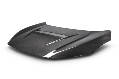 Seibon 2016-2017 Honda Civic Coupe/Sedan/Hatchback VS-Style Carbon Fiber Hood 1