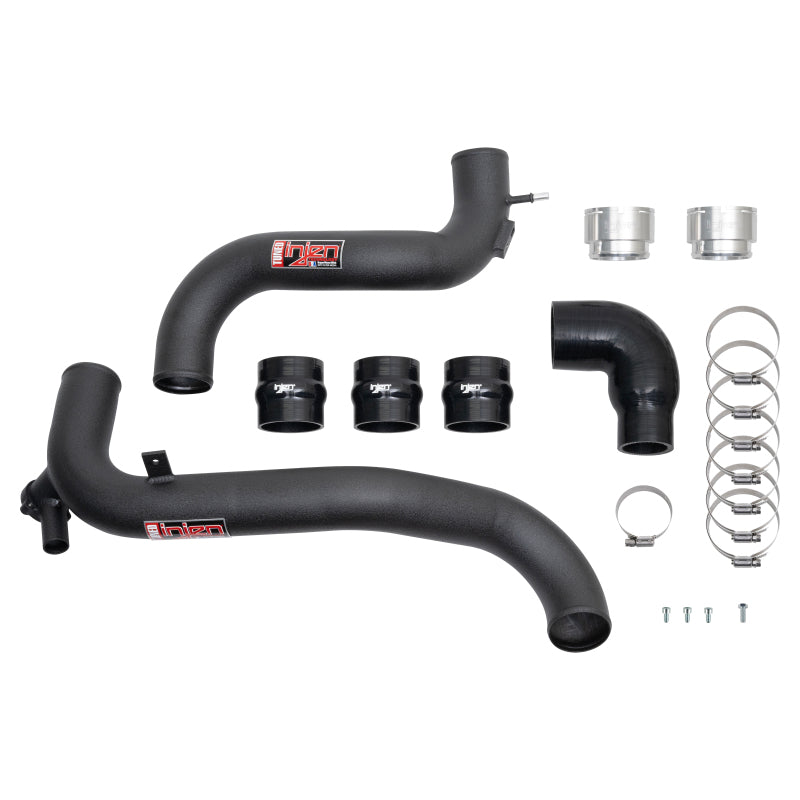 Injen 21-23 Ford Bronco L4-2.3L Turbo EcoBoost SES Intercooler Pipes Wrinkle Black 1