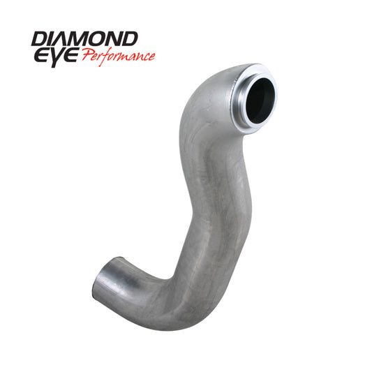 Diamond Eye Performance Diamond Eye Downpipe 4in AL: 89-93 5.9L DODGE MACHINED EF