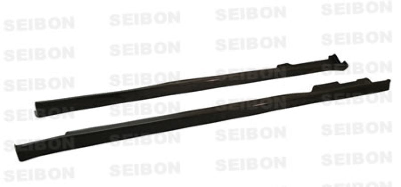 Seibon 96-00 Honda Civic 2DR/HB TR Style Carbon Fiber Side Skirts 1