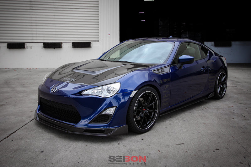 Seibon 12-13 BRZ/FRS VS Style Carbon Fiber Hood 4
