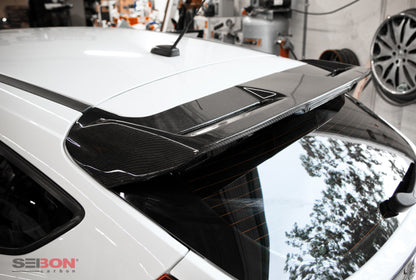 Seibon 12-13 Ford Focus OEM Style Carbon Fiber Rear Spoiler 6