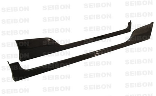 Seibon 02-04 Honda Civic SI TR Style Carbon Fiber Side Skirts 0