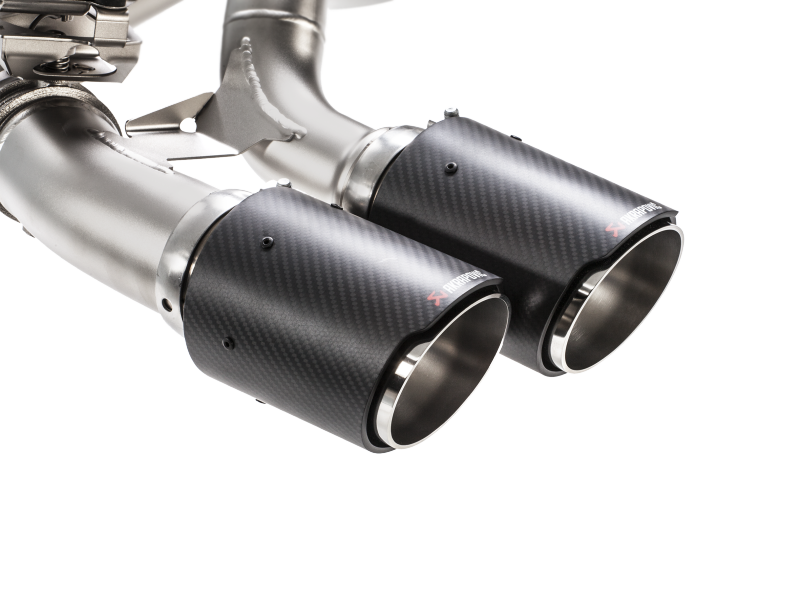 Akrapovic 16-17 BMW M2 F87 (Excl M2 Competition) Evolution Line Cat Back (Titanium) w/Carbon Tips 2