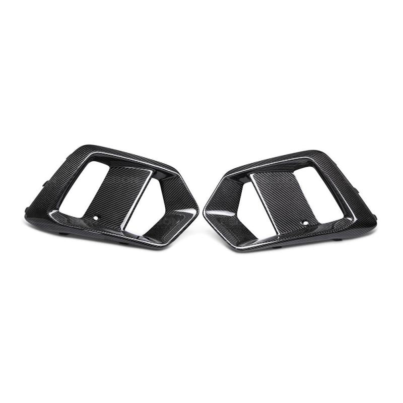 Seibon 16-18 Ford Focus RS Carbon Fiber Fog Light Surrounds 6