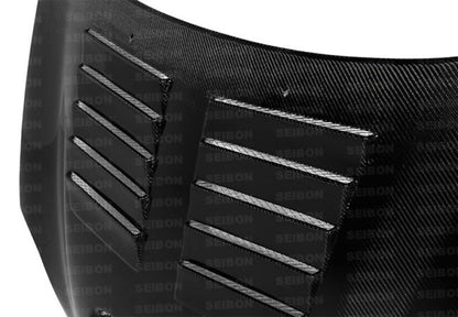 Seibon 03-05 Dodge SRT-4 GT-style Carbon Fiber Hood 2