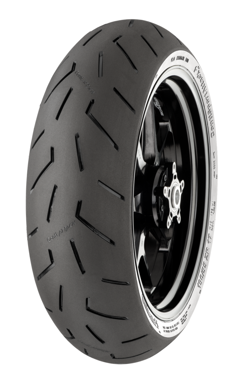 Continental Tire Continental ContiSportAttack 4 - 190/55 ZR 17 M/C (75W) TL Rear