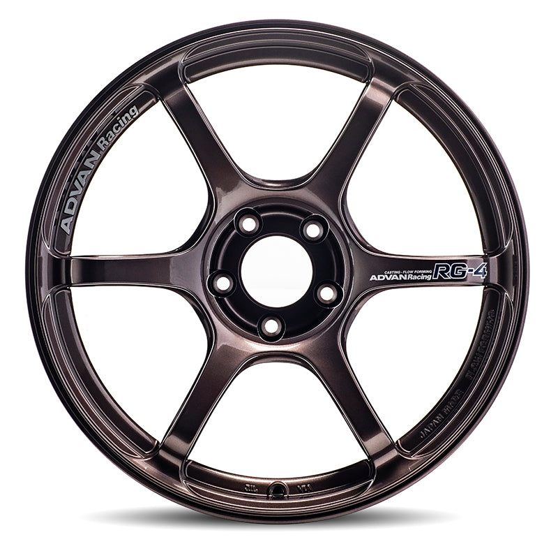 Advan RG-4 18x8.5 +37 5-114.3 Racing Copper Bronze Wheel 0