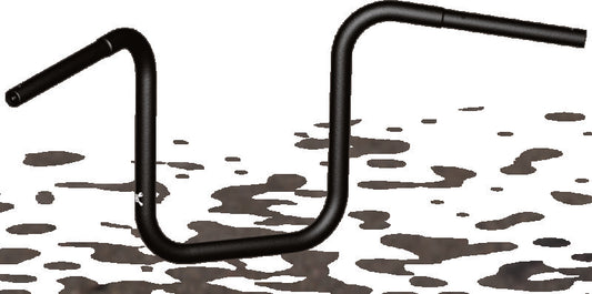 Burly Brand Ape Hanger 12in - Black