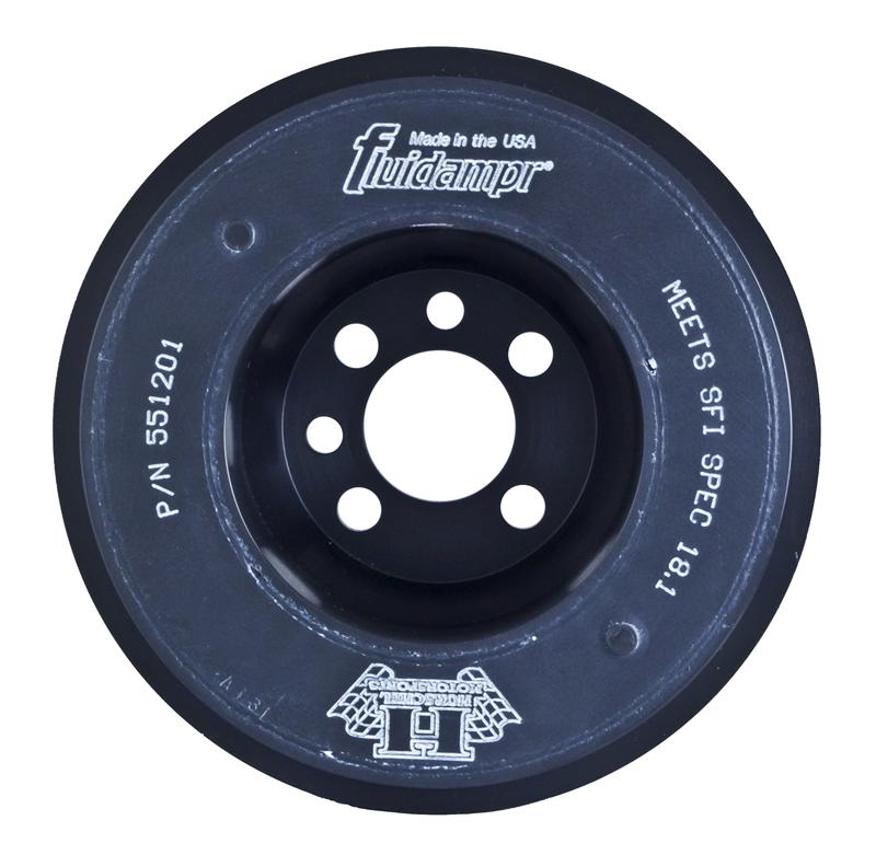 Fluidampr VW 2000-2005 1.8L Turbo Motor (4 bolt hole mounting) Steel Internally Balanced Damper - Golf & A4