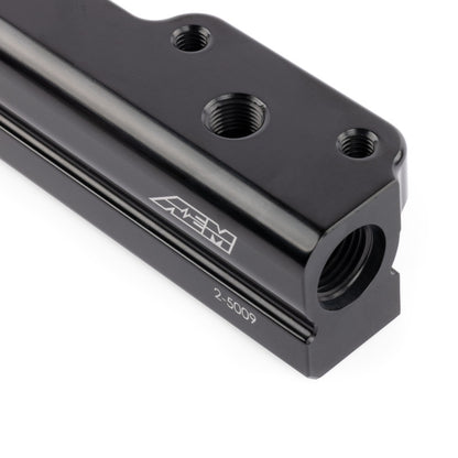 AEM 96-00 Civic CX/DX/LX/EX & 96-97 Del Sol S/Si Black Fuel Rail - Integra