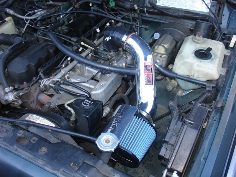 Injen 91-01 Jeep Cherokee XJ 4.0 L6 Polished Power-Flow Intake w/ MR Tech & Web Nano Filter 4