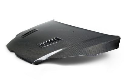 Seibon 12-13 Ford Focus RS-Style Carbon Fiber Hood 1