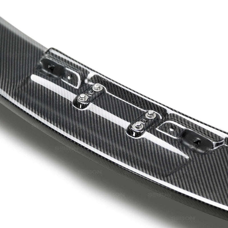 Seibon 2017 Honda Civic Type-R Gloss Carbon Fiber Tailgate Middle Spoiler 8