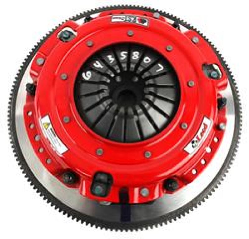 McLeod Racing McLeod RST Twin Clutch Kit Ford Modular Engine 164 Tooth RG / 26 Spline Input Shaft w/Steel Flywheel