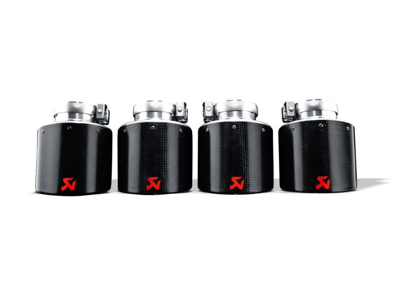 Akrapovic 06-13 Chevrolet Corvette ZO6/ZR1 (C6) Tail Pipe Set (Carbon 115 mm) 1