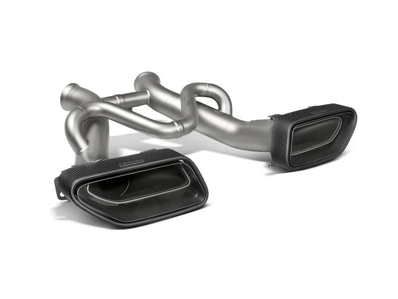 Akrapovic 14-17 McLaren 650S/650S Spyder Slip-On Line (Titanium) w/ Carbon Tips 0