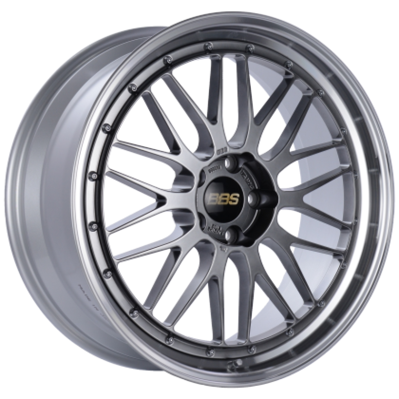 BBS LM 19x9.5 5x112 ET38 Diamond Black Center / Diamond Cut Lip Wheel 82mm PFS/Clip Required 0