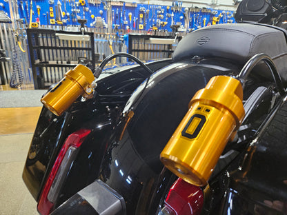 Ohlins 14-26 Harley FL Touring STX 36 Twin Blackline 13in Shocks - Standard Springs